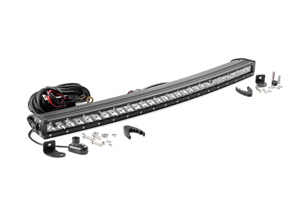 Chrome Series LED | 30 Inch Light| Curved Single Row -  RT Wheels