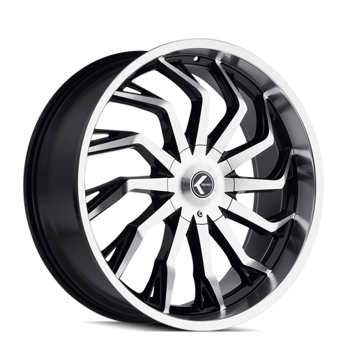 SCRILLA (KR142) BLACK/MACHINED- KR142-22937BM30 -  RT Wheels