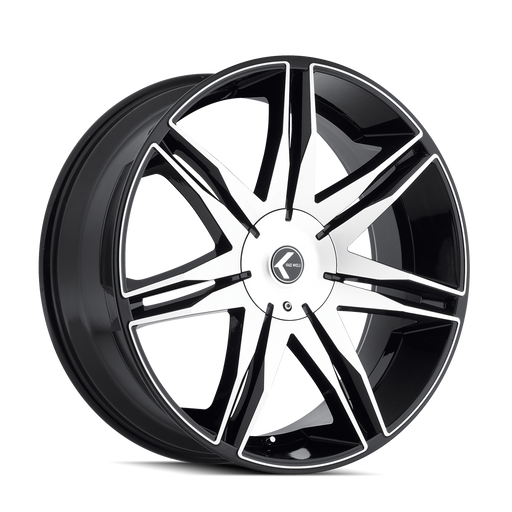 EPIC (KR143) BLACK/MACHINED- KR143-22918BM18 -  RT Wheels