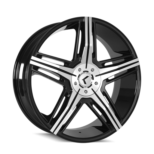 HYPE (KR158) BLACK/MACHINED- KR158-2807BM40 -  RT Wheels