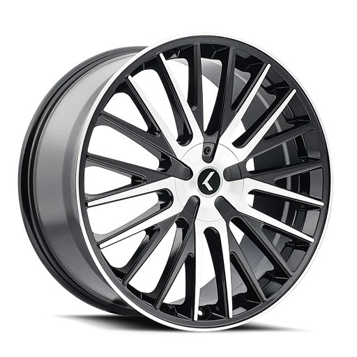 DOUBLE DOWN (KR185) BLACK MACHINED- KR185-22811BM38 -  RT Wheels