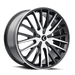 DOUBLE DOWN (KR185) BLACK MACHINED- KR185-22811BM38 -  RT Wheels