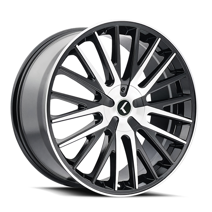 DOUBLE DOWN (KR185) BLACK MACHINED- KR185-22818BM38 -  RT Wheels