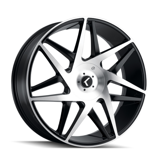 192 (192) BLACK/MACHINED FACE- KR192-22818BM38 -  RT Wheels