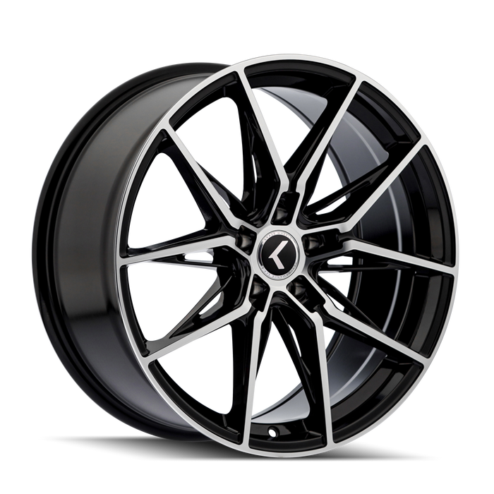 EVOLVE (KR196) BLACK W/MACHINED FACE- KR196-2965BM35 -  RT Wheels