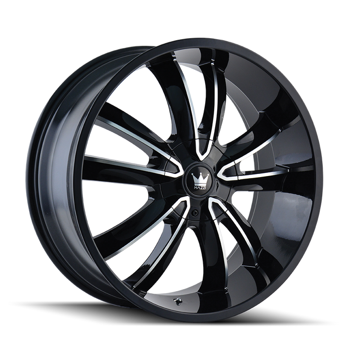 OBSESSION (366) GLOSS BLACK/MACHINED- 366-24937B -  RT Wheels