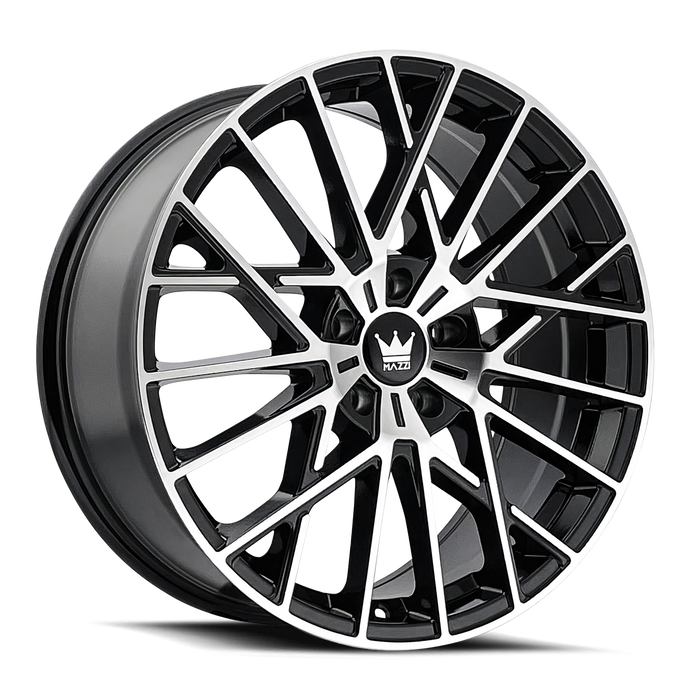 JINX (378) BLACK/MACHINED- 378-2845BM38 -  RT Wheels