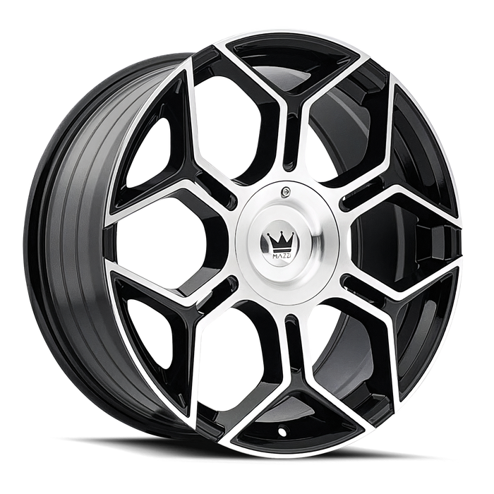 LIBRA (379) GLOSS BLACK/MACHINED - 379-2809BM -  RT Wheels