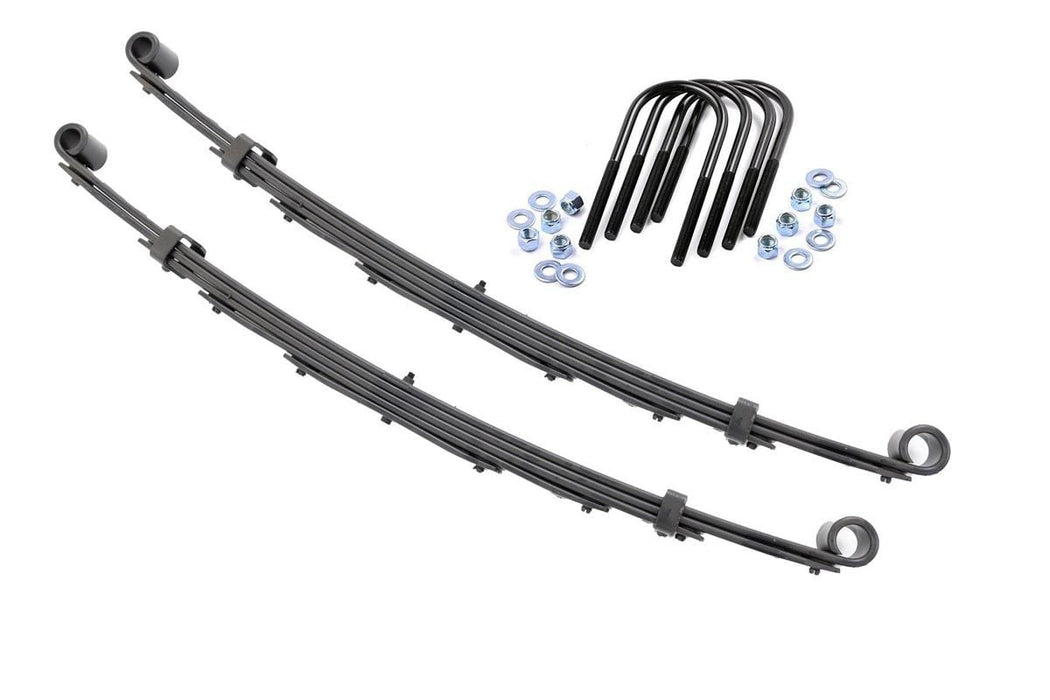 Front Leaf Springs | 4" Lift | Pair | GMC Half-Ton Suburban 4WD (1969-1972) -  RT Wheels