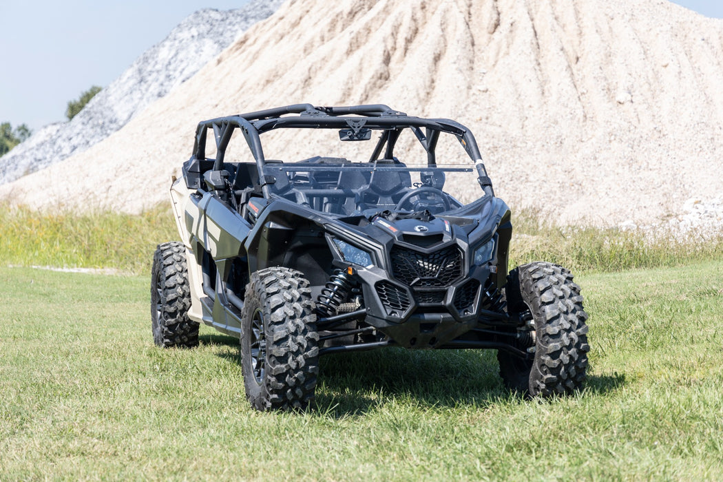 Half Windshield | Scratch Resistant | Can-Am Maverick X3 -  RT Wheels