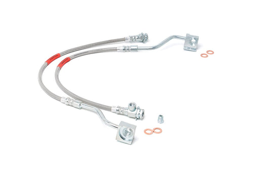 Brake Lines | Stainless | FR | 4-6" Lift | Ford Bronco/F-150 (80-96) -  RT Wheels