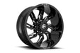 Fuel Lockdown Wheel | Black Milled | 20x10 | 6x135 | -18mm -  RT Wheels