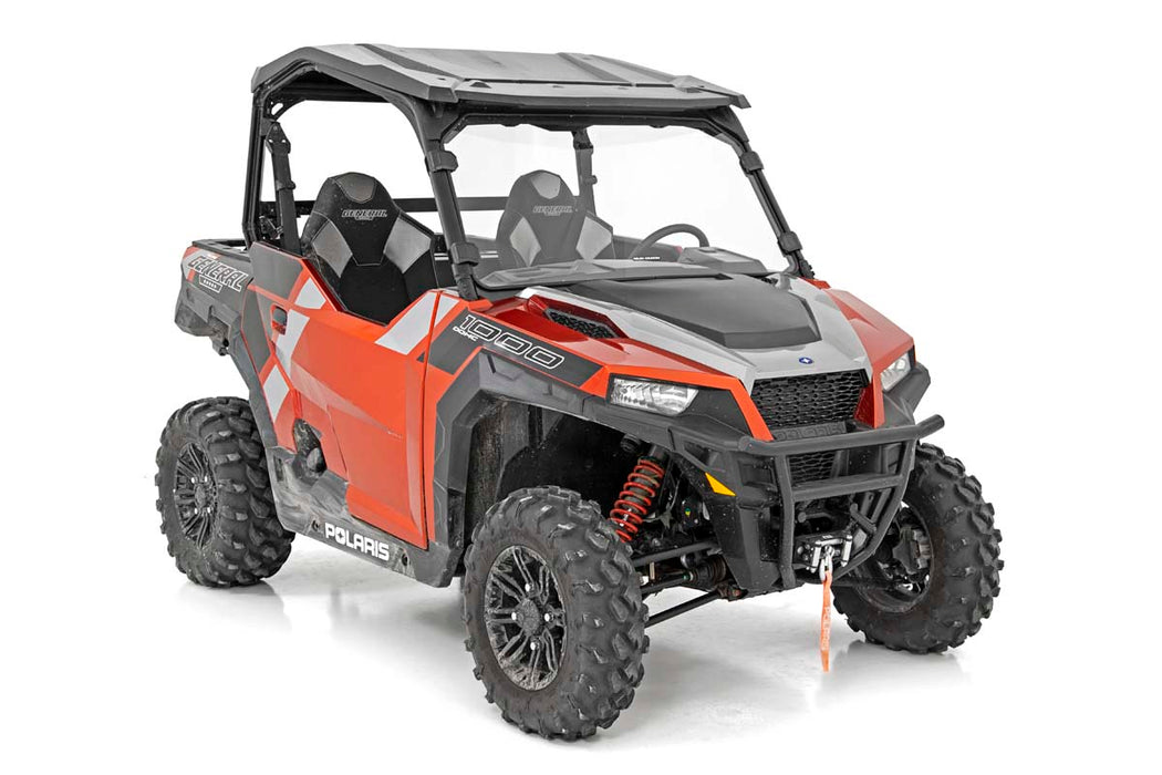 Full Windshield | Scratch Resistant | Polaris General/General XP -  RT Wheels