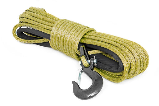 Synthetic Rope | 3/8 Inch | 85 Ft | Army Green -  RT Wheels