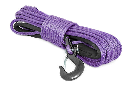 Synthetic Rope | 3/8 Inch | 85 Ft | Purple -  RT Wheels