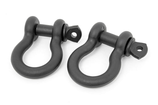 D Ring Shackles | Cast | 3/4" Pin | Pair | Black -  RT Wheels